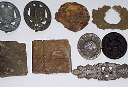 Německé odznaky od Ládi z WW II - okolí Ostravy