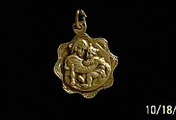 Stříbrný medailonek od Punťase