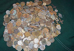 Nálezy od George - neplatné mince a cennější nálezy