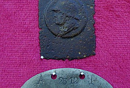 Část pouzdra na sirky německých vojáků