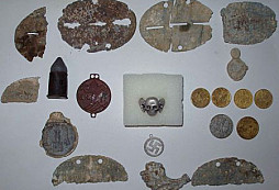 Nálezy z dvoudeního mrcásku od George