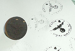 Originál razítko SS Waffen a I.D. od 940