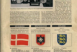 Pár stránek Programu Olympiády Berlín 1936