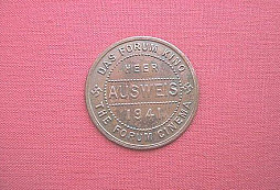 Vstupenka do kina pro Wermacht  na ostrově Jersey