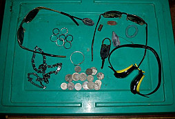 Včerejší hledání pod vodou