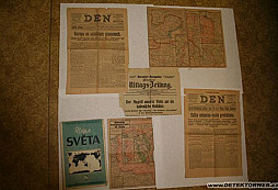 Unikátní mapa z osvobození Brna a nějaké noviny z první války