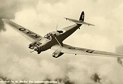 Focke–Wulf  Fw–58 „Weihe“ v moři