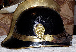 Lvi na hasičských přilbách