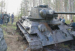 Kořistní T-34/76 - renovace