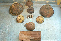 Nález zbytku leteckých pum