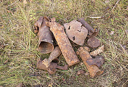 Úklid lesa po válce