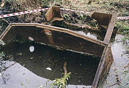 Zbytky techniky nalezené v Polsku