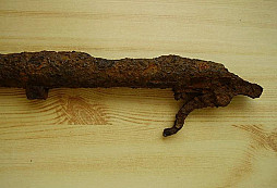 Puška a odznaky