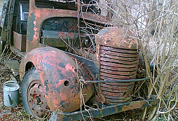 Rezavějící kousek historie