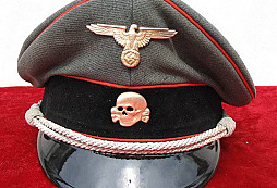SS Čepice důstojník Flak - dělo