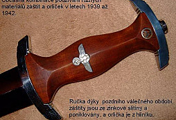 Služební dýka SA – model 1933