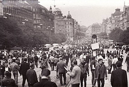 Srpen 1968 a požár Staroměstské radnice v roce1945