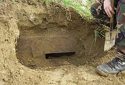 Nález německé věže z tanku v Maďarsku II.