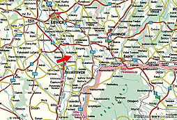 Zneškodnený tank pri Hrone