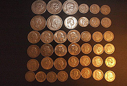 Depot stříbrných mincí