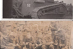 Dobové fotografie vojáků I.