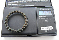 Bronzové kolo s nálitky