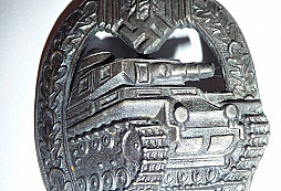 Panzerkamfabzeichen in Silber