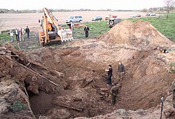 Polsko 19. květen 2011 nález tanku Panzer IV.