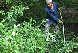 Odpočinkové místo pro hledače a turisty