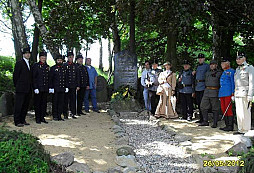 Odhalení památníčku padlým