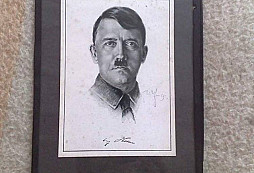 2x podepsaný obraz A.Hitler