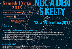 Pozvánka na výstavu Noc a den s kelty