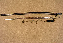 Záchrana památeční důstojnické šavle wehrmachtu