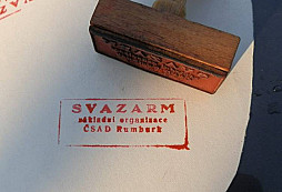 Razítko SVAZARM Rumburk
