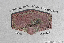 Čepičák 28. pluku za bitvy u Isonza