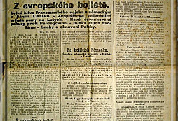 Dobové listy z počátku války