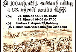 Pozvánka na Výstavu militárií v Dobřanech