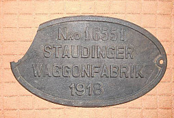 Štítek 1918 - asi z vlaku