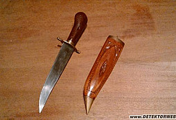 Určení dýky, šípů a nože