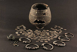 Poklad římského stříbra jako oběť bohům