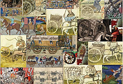 Středověké vozy v obrazech a iluminacích