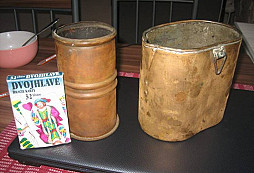 Medeny esus + nabojnica. Rusko WWI ?