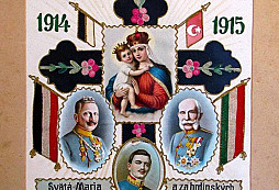 Obraz z farebných nití