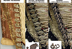 Šněrovací háčky s figurální výzdobou