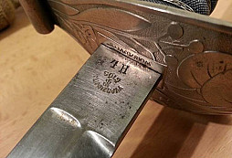 Šavle vz. 24 důstojník armády - určení jednotky