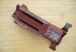 Mechanický ukazatel polohy podvozku Bf109