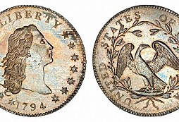 Nejdražší mince světa - dolar "Svoboda s vlajícími vlasy" v Praze