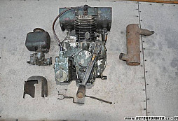 Motorek centrály wehrmacht