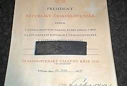 Pozostalost CS Vojensky kriz 1939