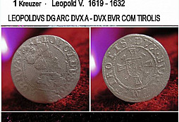 1 Kreuzer - Leopold V. (1586–1632)